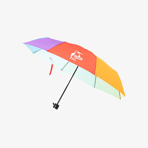 첨스 부비 폴더블 우산 레인보우
