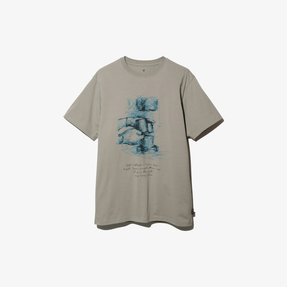 스노우피크 Titanium Mug T shirt Beige (TS-22AU003)
